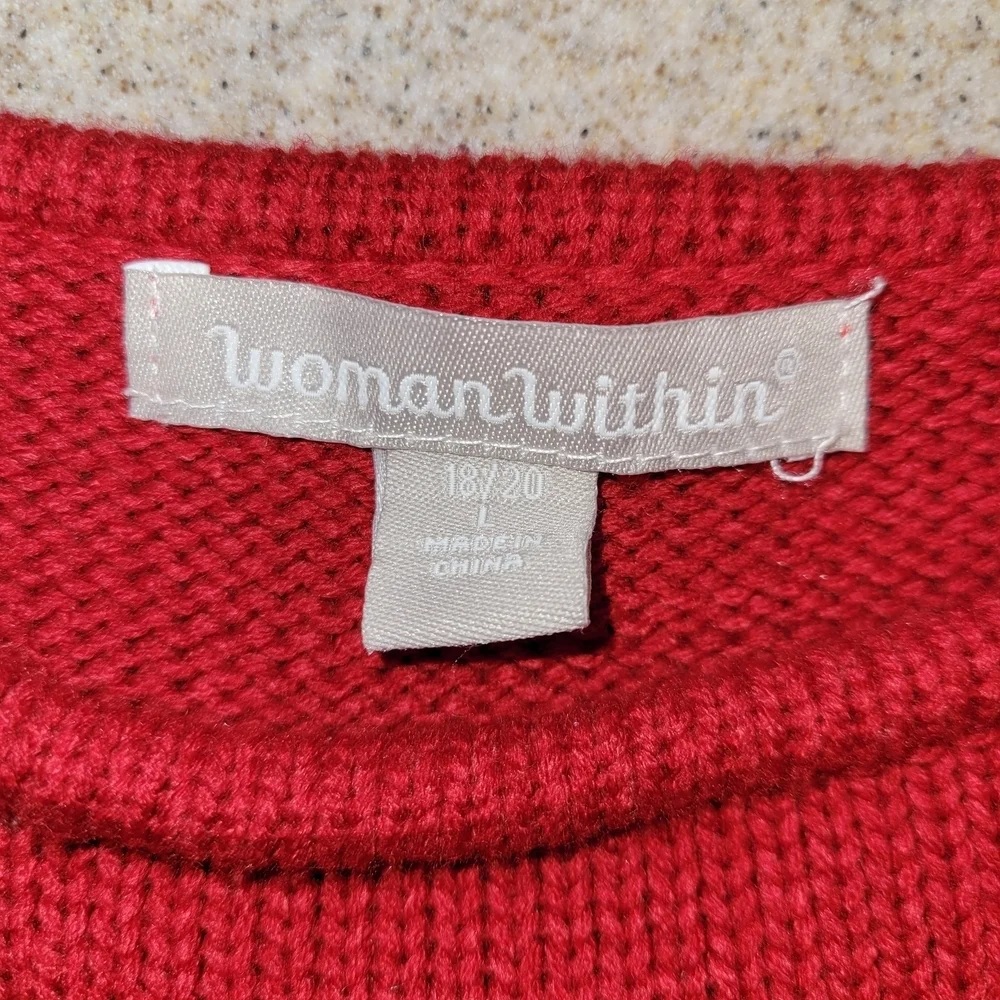 Woman Within festive red